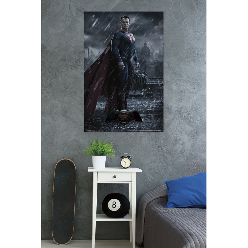 « batman v superman-superman », impression sur papier