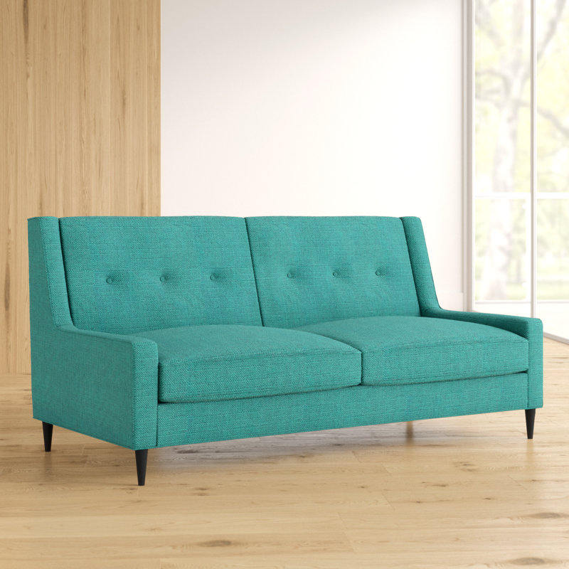 Augusta Plaza Sofa, Turquoise