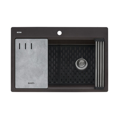 Tapis d'évier en silicone Ruvati pour éviers RVG1033 et RVG2033