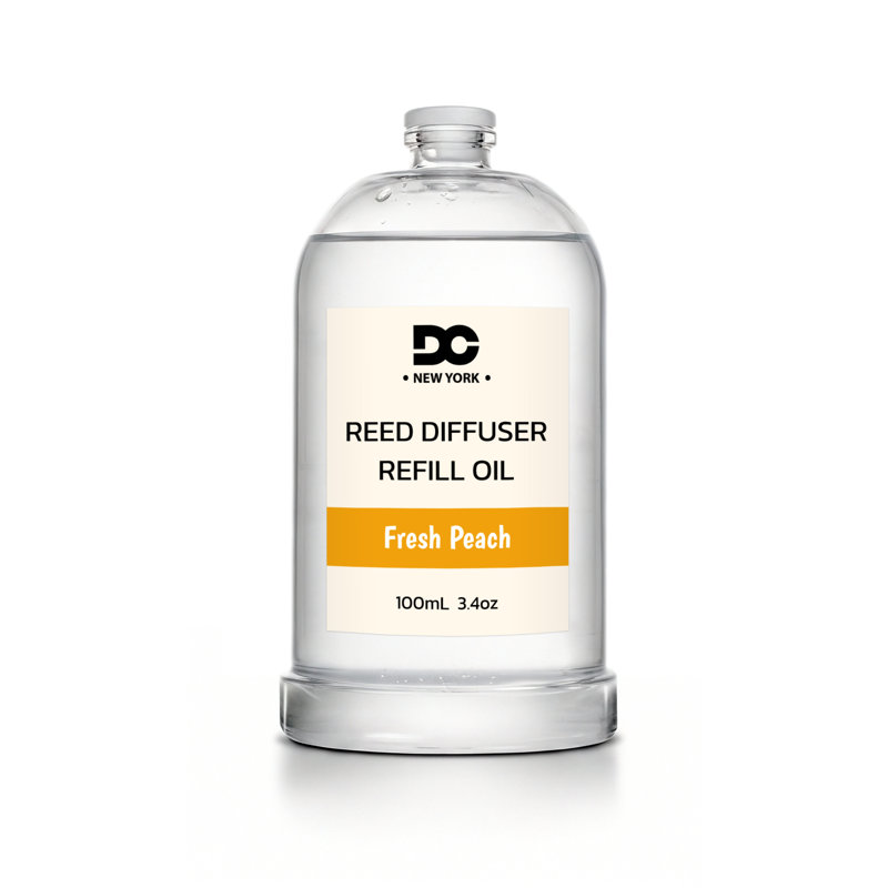 Fresh Peach Classic Reed Diffuser Refill Oil