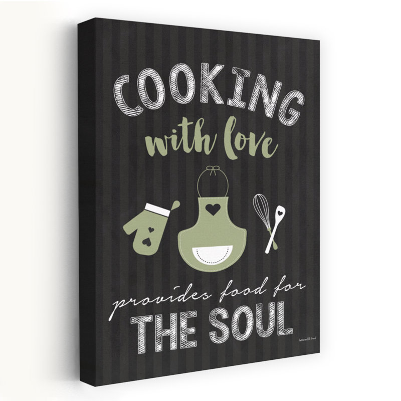 Cuisiner avec amour, art contemporain, H 24 po x l 16 po