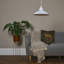 12cm H Metal Bowl Pendant Shade ( Clip On )-1601400661
