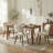  Upholstered Dining Side Chairs with Wood Legs -507314366