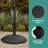 Outdoor 55-pound Round Black Umbrella Base