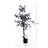 4ft. Halloween Black Maple Artificial Fall Tree