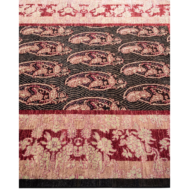 Suzani One-of-a-Kind 4' 7" X 6' 2" Hand Knotted Area Rug
