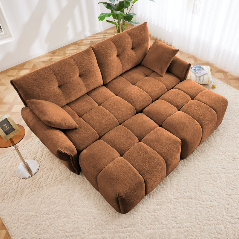 Canapé modulaire en chenille