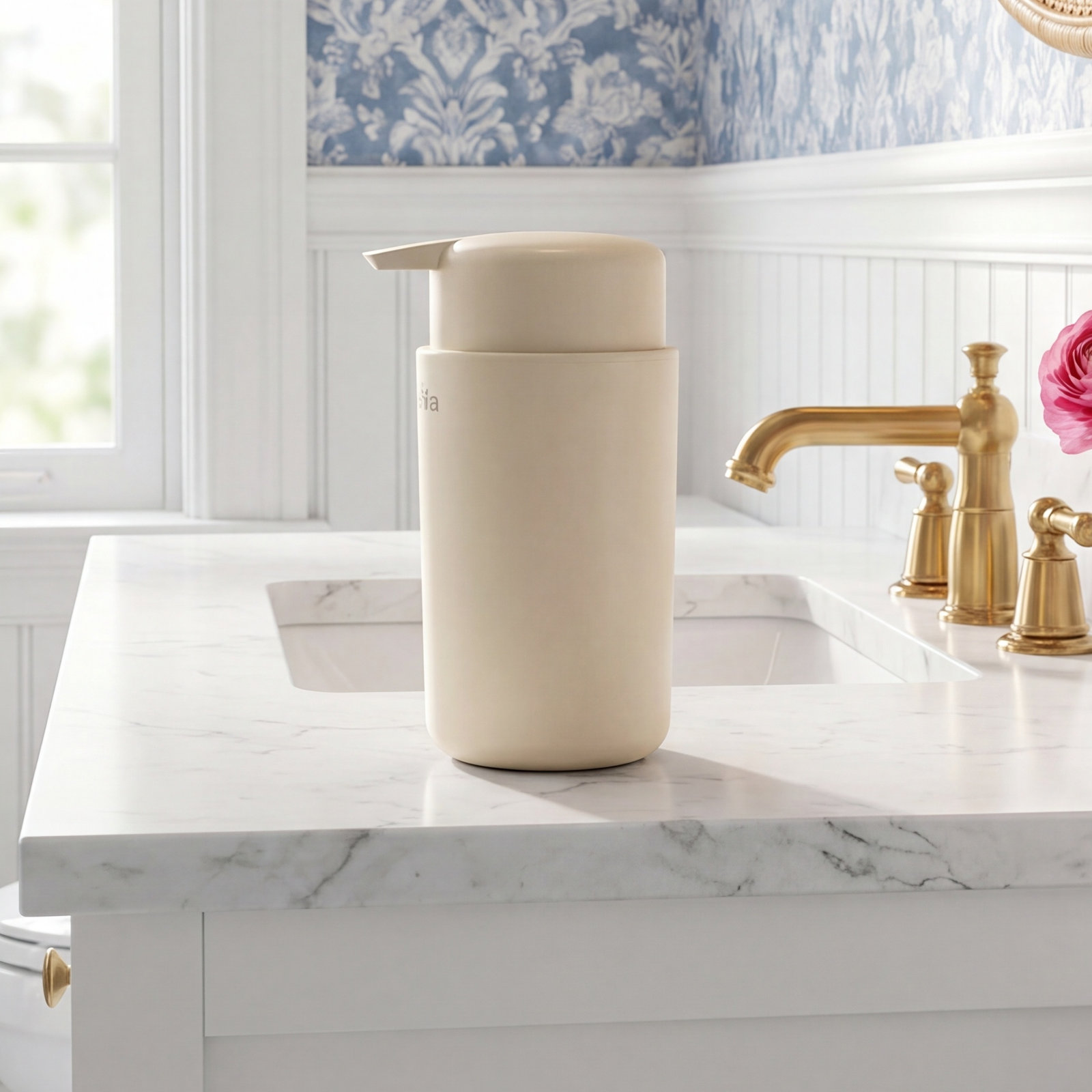Brabantia ReNew Soap Dispenser, Soft Beige