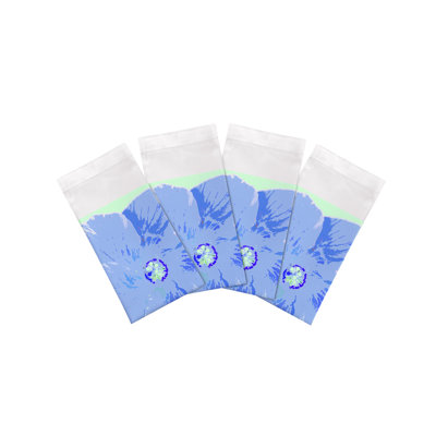 Serviettes de table en satin de coton Hibiscus