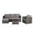 3 Pieces Outdoor Conversation Set-1412558986