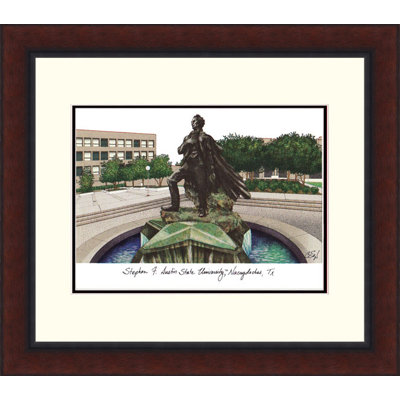 NCAA Stephen F Austin Lumberjacks Legacy Alumnus Lithograph Picture Frame