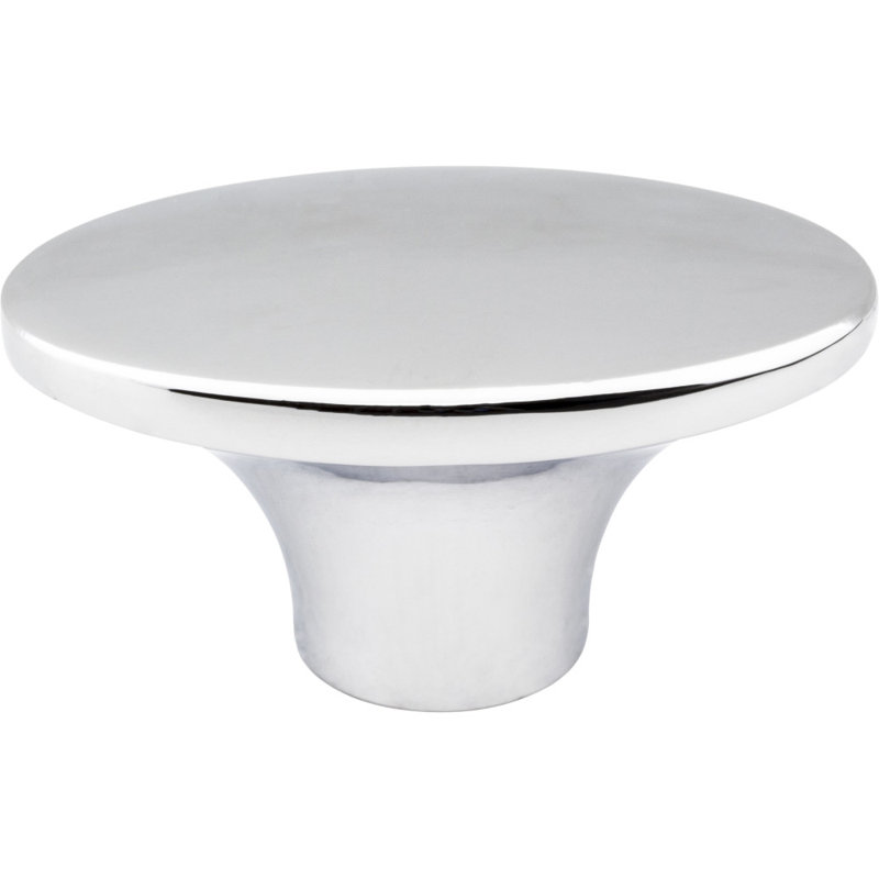 Hudson Oval Knob, Polished Chrome