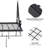 Metal Rectangle Wall Mounted Pot Rack