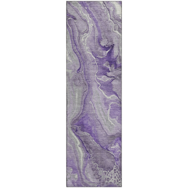Premium Machine Washable Slesnick AMF1681 Abstract Rug