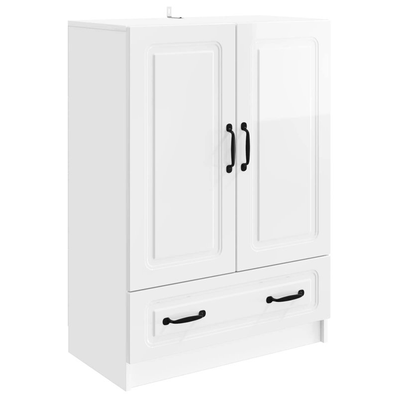 66cm Sideboard, High Gloss White