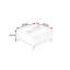 Table basse moderne de style simple