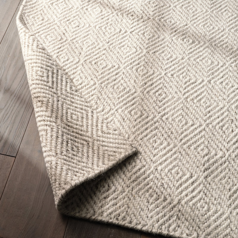 Jaipur Living Enclave Handmade Trellis Ivory/ Gray Area Rug (7'10"X9'10"), Rectangle 7'10" x 9'10"