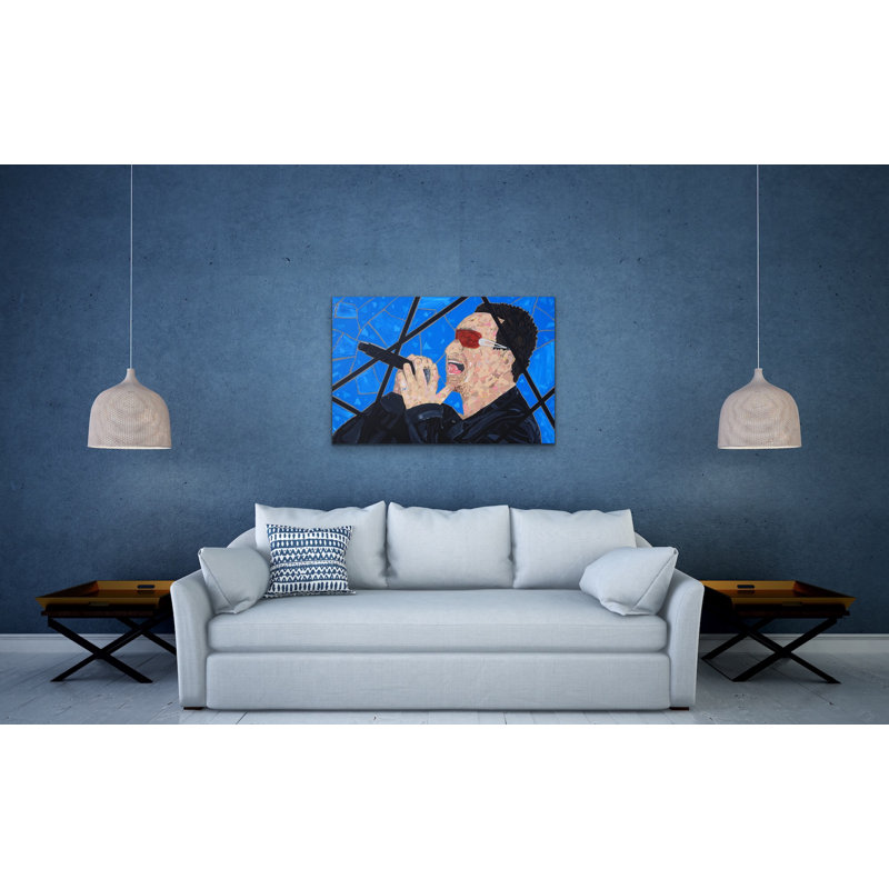Bono Painting by Eddie Bruckner
