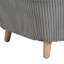 Lit surélevé pour petit chien avec coussin de soutien en mousse, housse en velours côtelé, pieds en bois d'hévéa et assemblage facile-833093637
