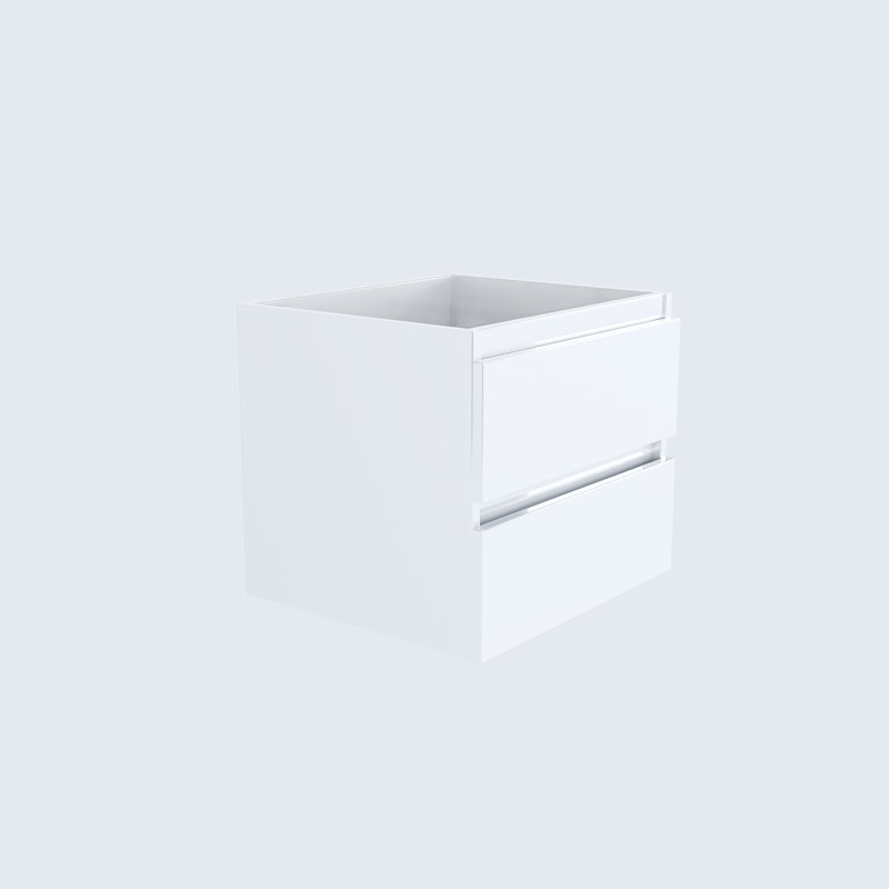 Salt 23.25'' Single Bathroom Vanity Base Only, Glossy White