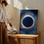 Toile, "Une scène d'éclipse solaire à couper le souffle", art mural obscurcissant par la lune au centre de la toile-570224629