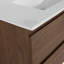 '' Wall-mounted Bathroom Vanity With Ceramic Sink, Two Soft-close Drawers, Kd Package, Modern Design