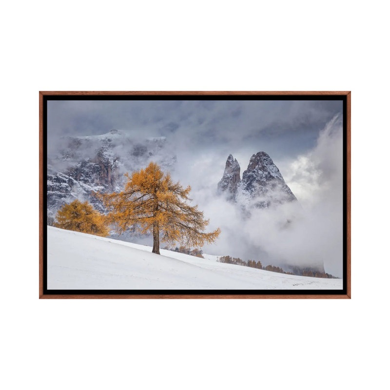 Between Seasons by Lazar Ioan Ovidiu - Floater Frame Print on Canvas
