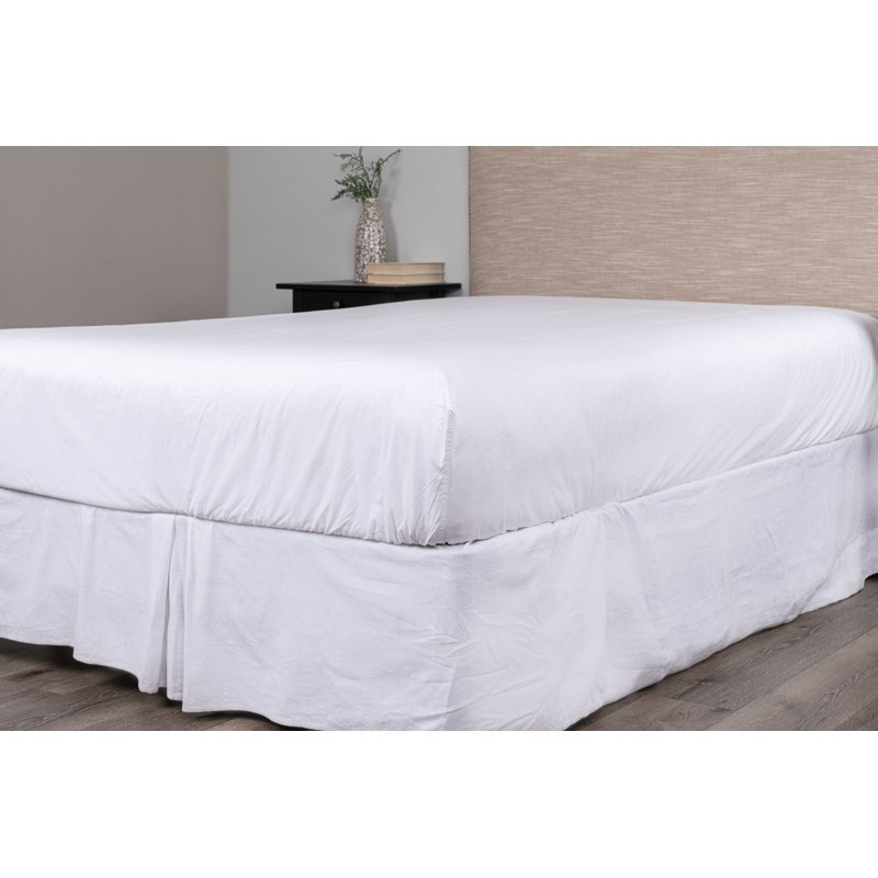 Box Spring Cover, Queen, White