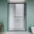 44-48" Wide X 72" High Double Sliding Glass Shower Door With Clear Glass
