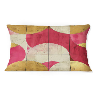 Coussin lombaire rétro Mid-Century