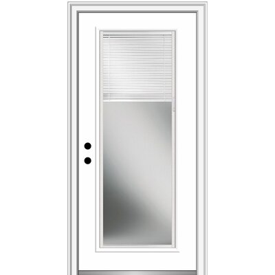 Primed Fiberglass Prehung Front Entry Door -  Verona Home Design, ZZ365447R