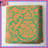 Orange Green Damask Quilted Bedspread All Sizes-130505772