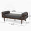 Chaise longue sans accoudoirs touffetée-1304622504