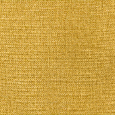 Yellow Backless Bench With Dimensional Upholstery And Small Round Legs, For Foyer Or Living Area Fabric Upholstered In Yellow, Design, Undulating Silhouette, Bedroom