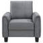 Fauteuil d'appoint rembourré Dixon
