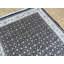 Tapis décoratif noué à la main noir de conception unique 4 pi 7 po x 6 pi 6 po Abdulssé