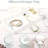 Tray - Decorative White Gold-125495903