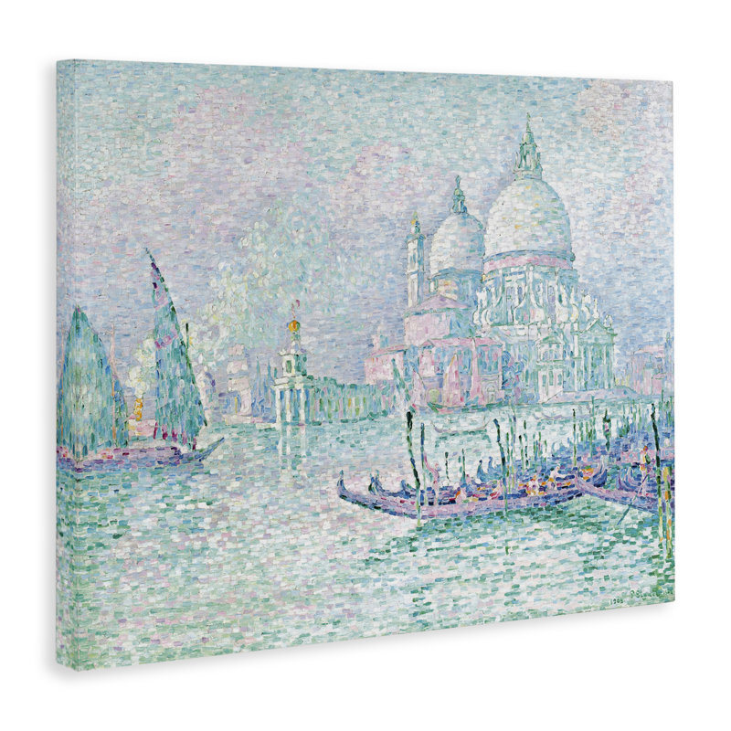 "Classical Venice Signac", peinture sur toile par one1000paintings, H 24 po x l 30 po