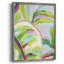 Impression encadrée Bright Tropical Abstraction III - bois massif-1225997301