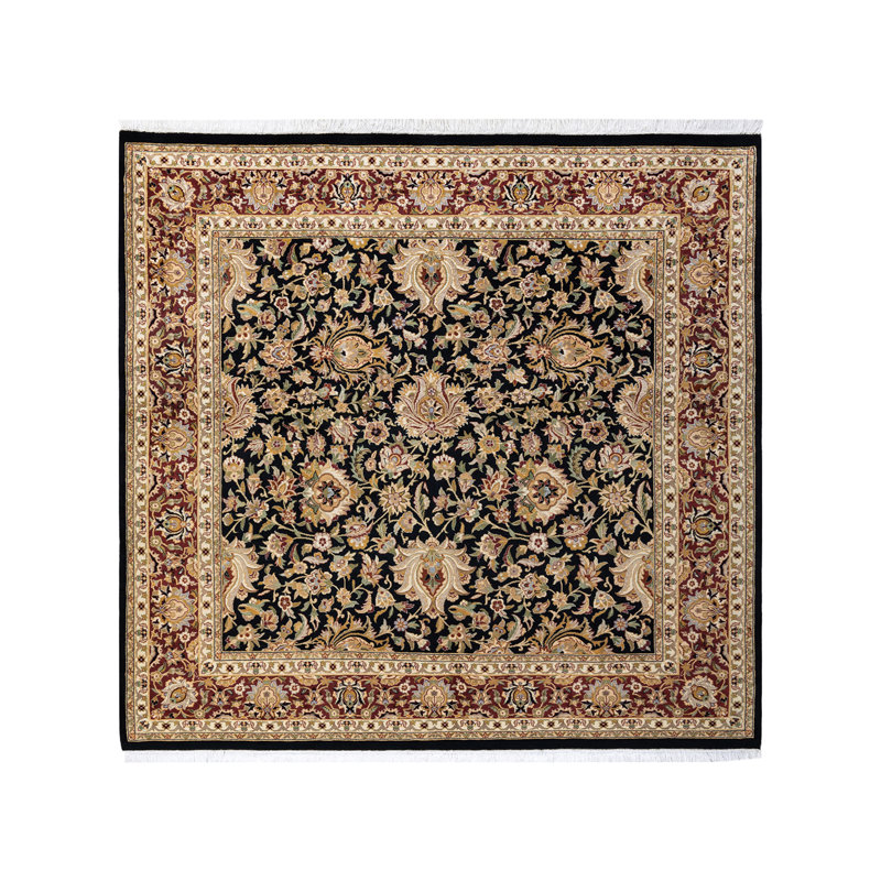 Classic One-of-a-Kind 6' 0" X 6' 2" Hand Knotted Area Rug