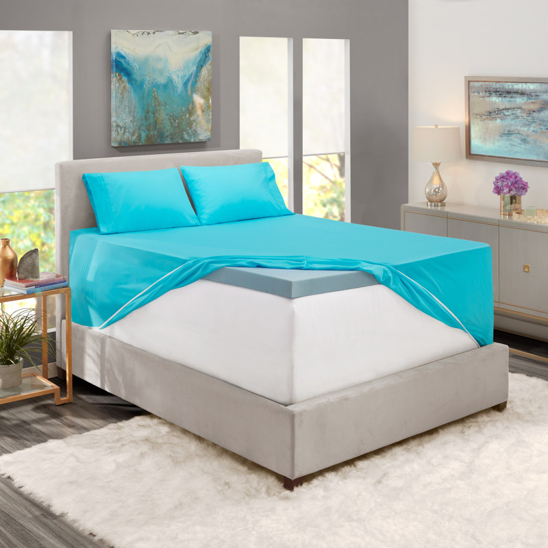 Microfiber Sheet Set, Beach, Queen Fitted Sheet