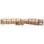 329cm Wide Patio Sectional Set