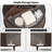  Lift-Top Coffee Table with Hidden Storage, Round 31.5" Wooden Cocktail Table for Living Room, Brown & Black Finish