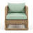 Destin Natural Outdoor Patio Club Chairs - Canvas Spa-124239584-124239581