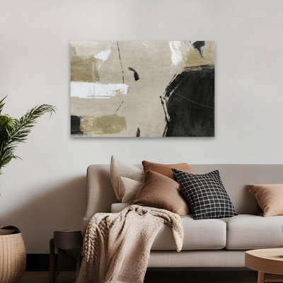 City Sidewalk 1 - Abstracts Minimalist Ensembles, art noir
