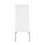 Ensemble de 2 chaises d'appoint en cuir synthétique blanc Pervis
