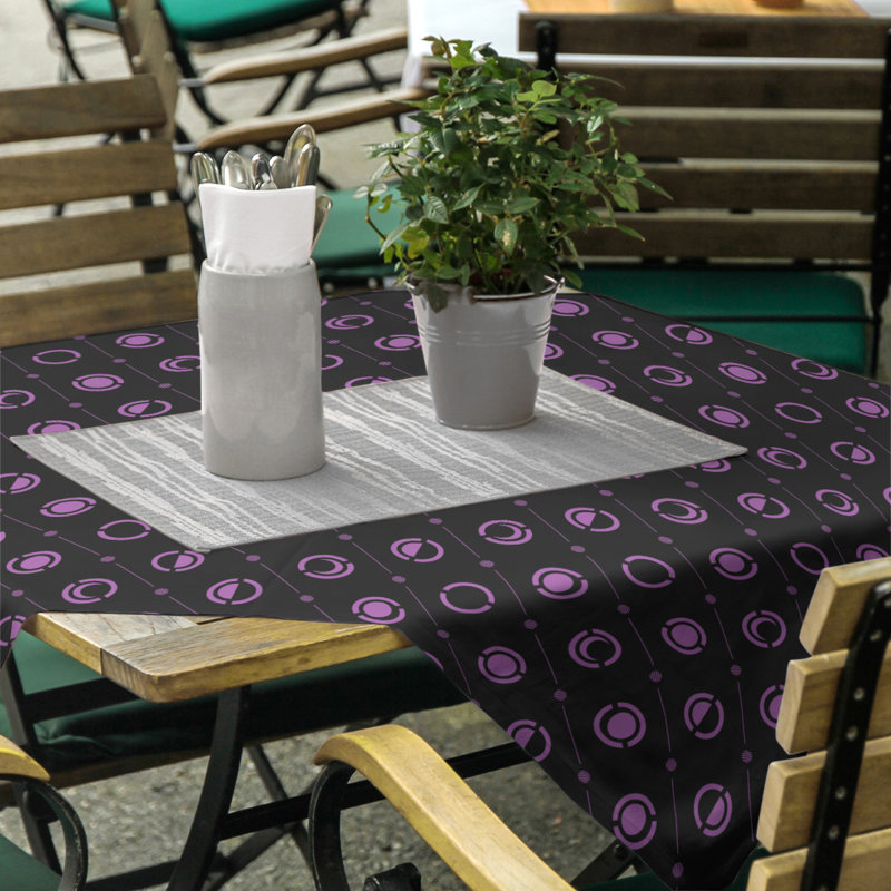 Nappe des phases de lune classiques, Noir / Violet