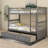 Kelmend Bunk Bed With Drawers, Convertible Beds-2011644820-2011644821