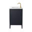 Meuble-lavabo simple 36 po avec plateau en pierre reconstituée Bilroy-1298583478