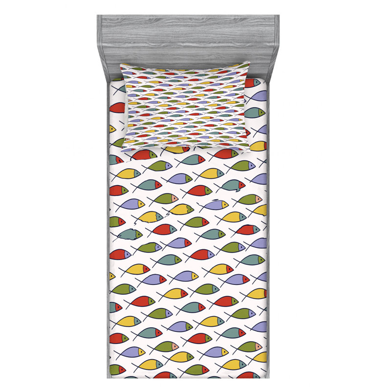 Microfiber Sheet Set, Twin XL Sheet Set with Fitted Sheet